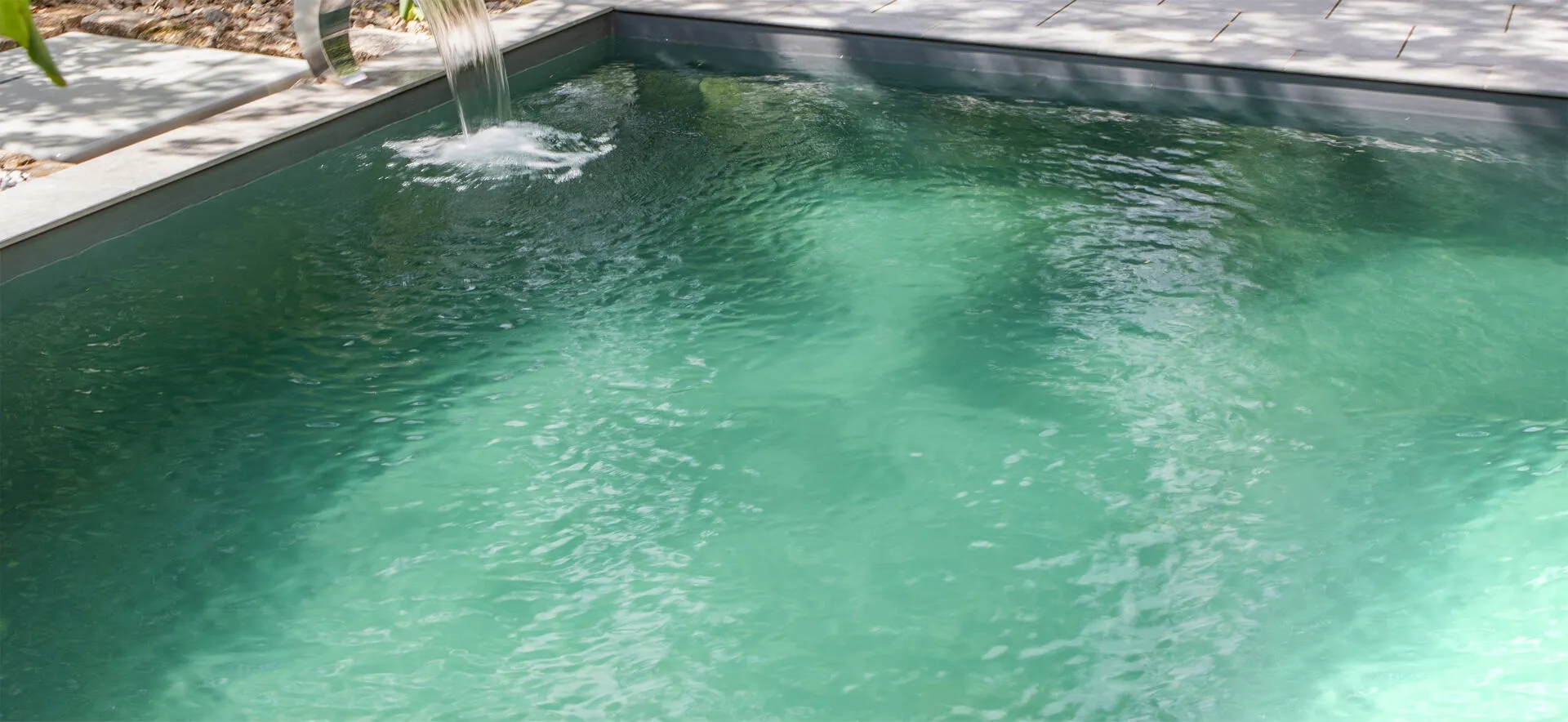 Teichmeister Naturpool mit Gartenanlage